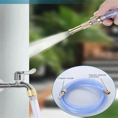 High Pressure Multiuse Water Spray Copper Gun, Adjustable Copper Spray ...