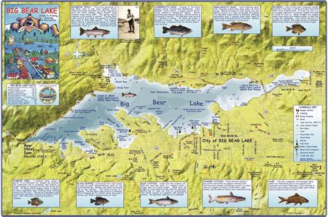 Map Of Big Bear California Big Bear Lake (San Bernardino, CA) Nautical