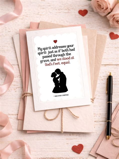 Jane Eyre Valentines (Free Printables) - Once Upon a Printable
