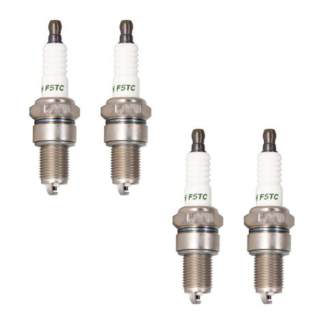 CHAMPION 4 PCS TORCH F5TC Spark Plug Replacement for NGK BP5ES/7832 ...
