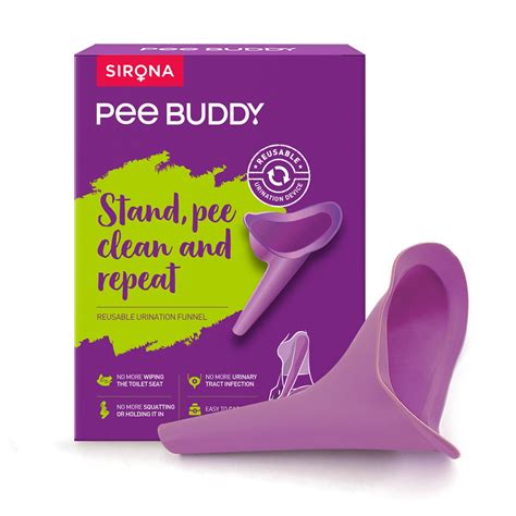 PeeBuddy Reusable Portable Stand and Pee Urination Device for Women - 1 ...