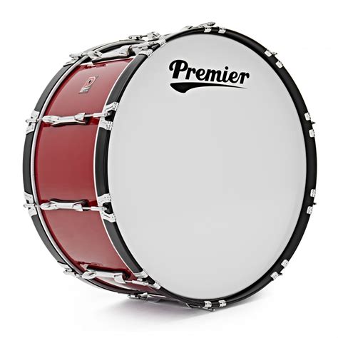 Premier Marching Traditional 26” x 12” Bass Drum, Military Livery at ...