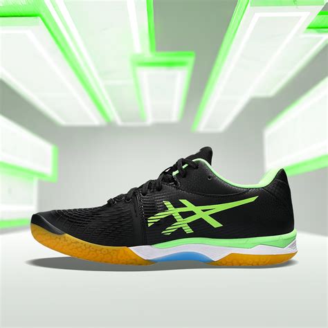 Buy now Asics Court Control FF3 Badminton Shoes - Black/Lime Burst ...