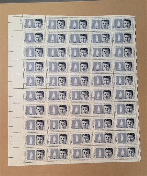 john fitzgerald kennedy 1963 5 cent stamp For Sale - MAVIN