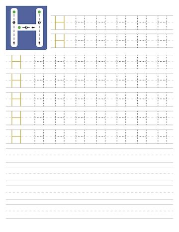 Aprenda a traçar letras do alfabeto e a escrever folha de trabalho em ...