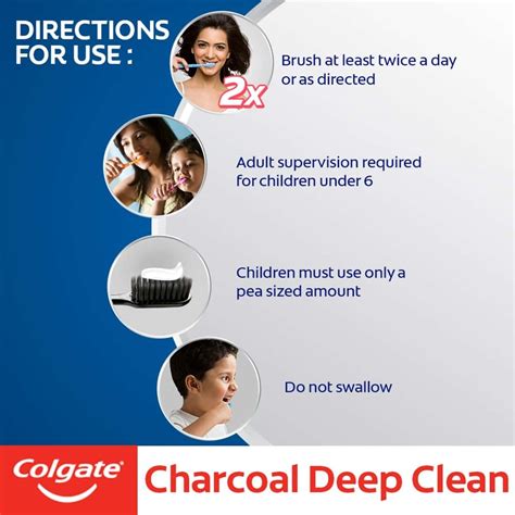 Buy COLGATE TOTAL CHARCOAL ANTICAVITY TOOTHPASTE - 120 GM Online & Get ...