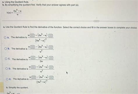 Image result for Simplifying Quotient Rule