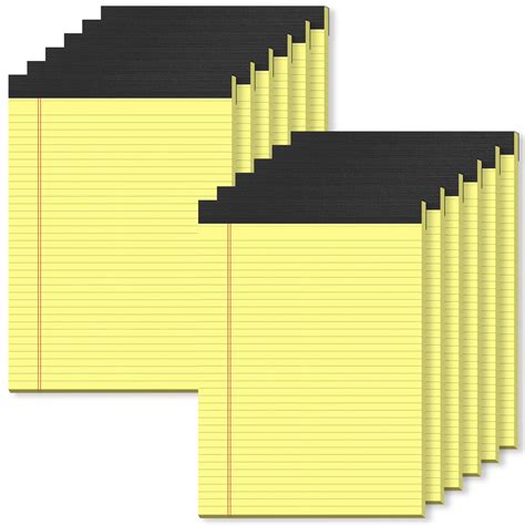 Snapklik.com : Yellow Legal Pads 8.5 X 11 College Ruled - 12 Pack ...
