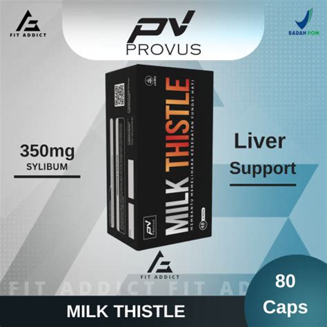 Jual Provus Milk Thistle 80 Capsule Caps Kapsul Liver Support Liver ...