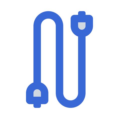 Icono de Cable Generic Blue