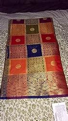 M.S. Retail Silk with Blouse Piece Saree (HM-WAVES-5032-D_Multicolor ...