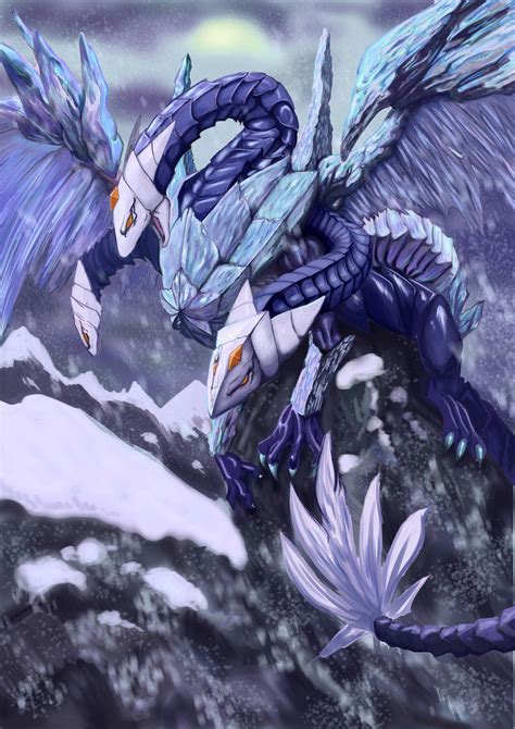 Trishula, Dragon of the Ice Barrier by AliceBlades on DeviantArt