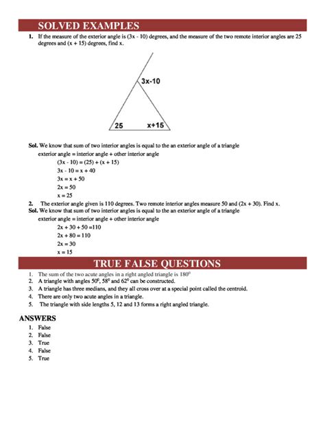 Image result for Angle Side Theorem Worksheet