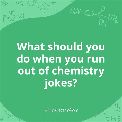 Funny Chemistry Science 50 Funny Chemistry Jokes And Puns Parade