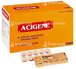 Acigene Orange Tablet 10 - Uses, Side Effects, Dosage, Price | Truemeds