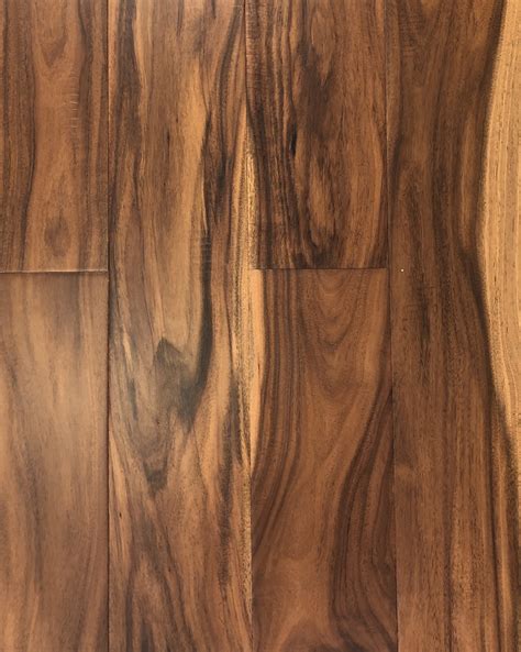 III NAF-Exotic Walnut Acacia Engineered Hardwood-Handscraped-Natural ...