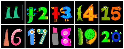 Image result for Number Creatures 119