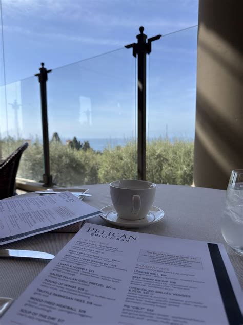 Menu at Pelican Grill restaurant, Newport Beach