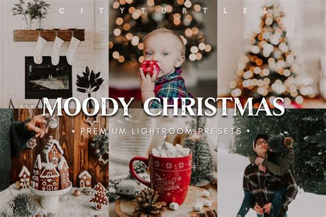 Moody Warm Christmas Holiday Lightroom Presets Pack - FilterGrade