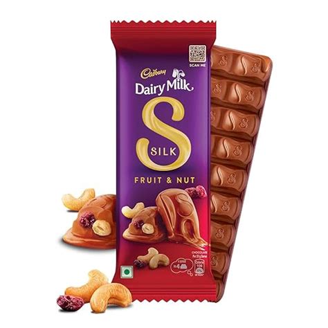 Cadbury Dairy Milk Silk Fruit and Nut Chocolate Bar, 137 g : Amazon.in ...