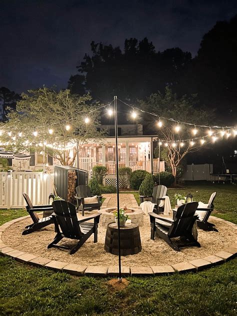 How to Hang Outdoor String Lights Anywhere in a Backyard - DESIGN IT ...