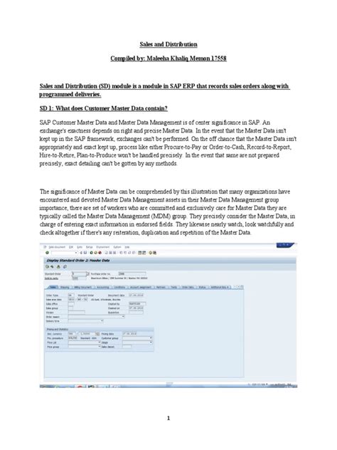 Image result for SAP SD Process Flow Diagram