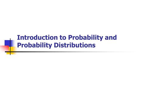 Image result for Introduction to Probability Distribution