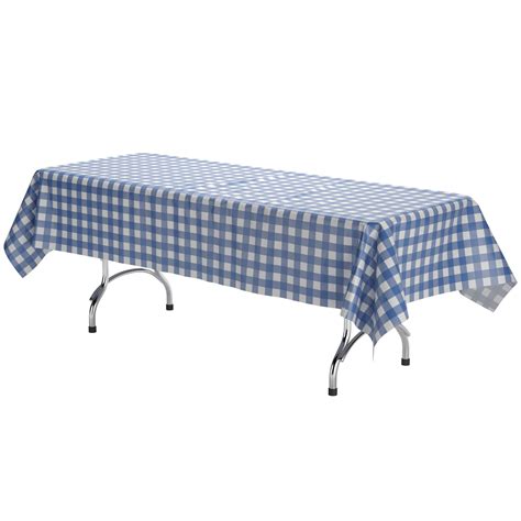 Blue Gingham Tablecloth