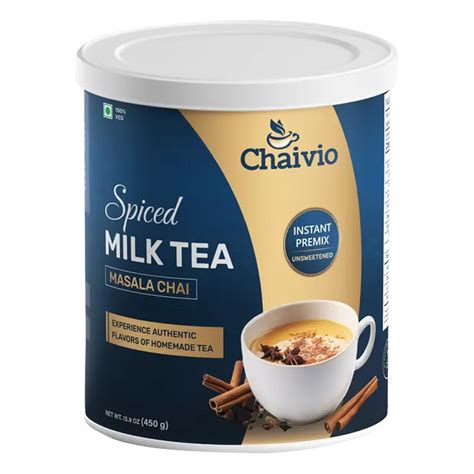 Amazon.com : Chaivio Masala Chai Tea Latte, Unsweetened Instant Tea ...