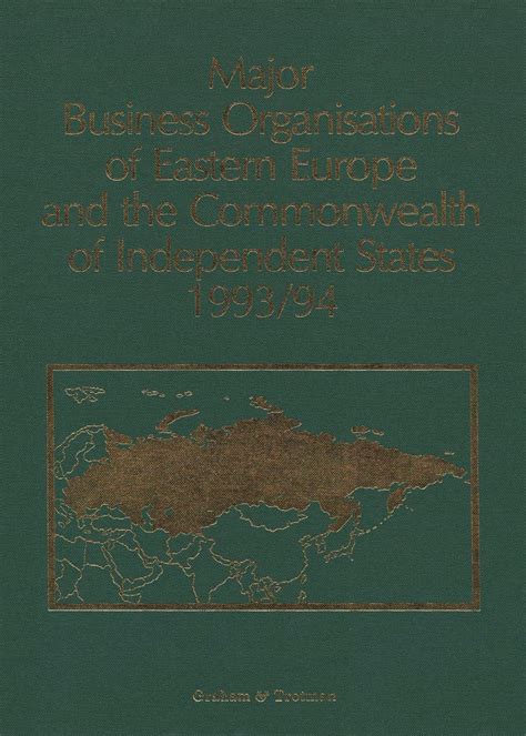 Buy Major Business Organisations of Eastern Europe and the Commonwealth ...