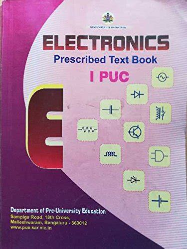Electronics Prescribed Text Book 1 PUC : Amazon.in: Books