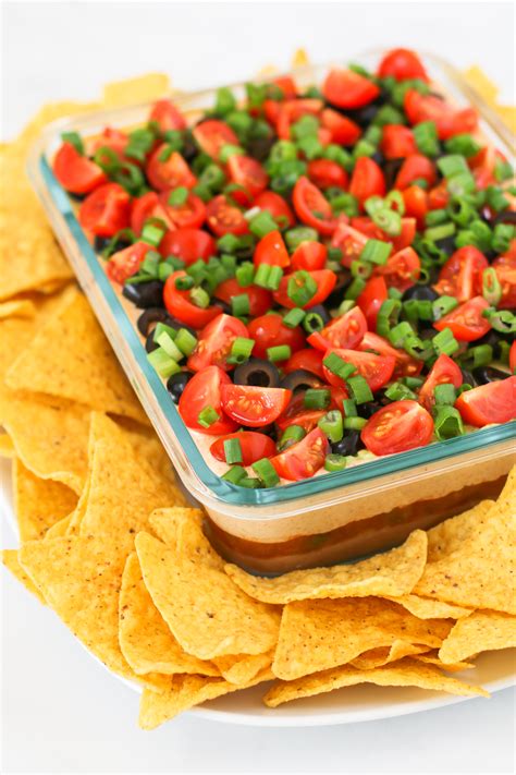 vegan 7 layer bean dip - Sarah Bakes Gluten Free
