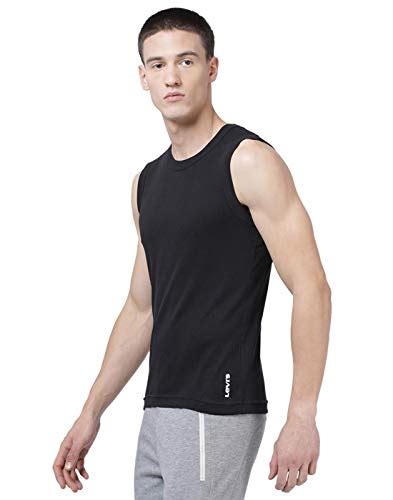 Buy Levi's Men's Style #014 Gym Regular Fit Solid Vest (#014-VEST-BLK ...