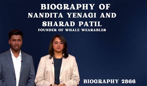 Nandita Yenagi and Sharad Patil: Founder of Whale Wearables -Entrepreneur