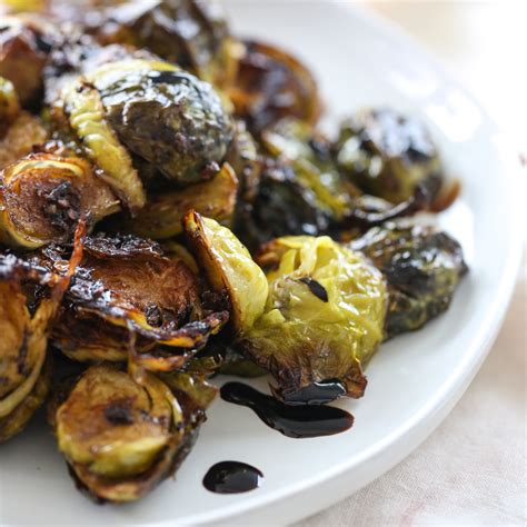 Balsamic Roasted Brussels Sprouts Crispy Brussels Sprouts With