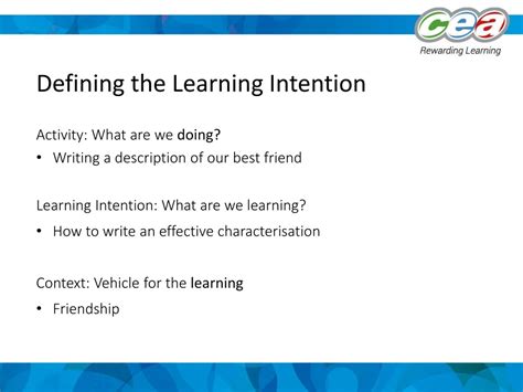 Image result for Why Is Sharing Learning Intentions Important