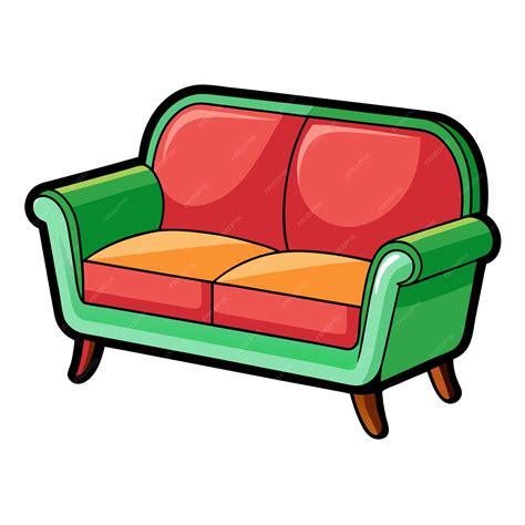 Sofa clipart vector art and illustration | Premium AI-generated vector