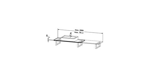 Duravit XL013C01212 31-1/2" Console For Above Counter Basin | Build.com