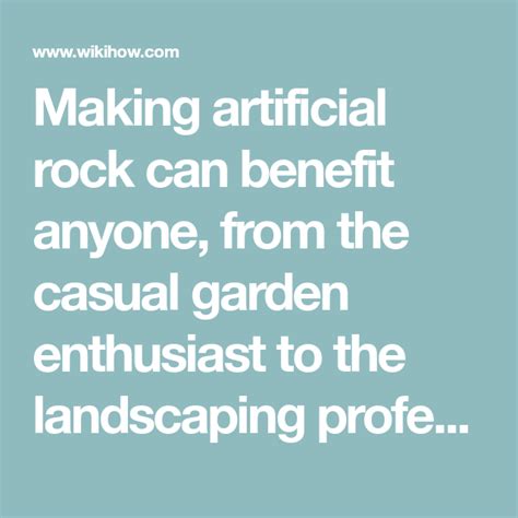 How to Build Fake Rocks 的图像结果