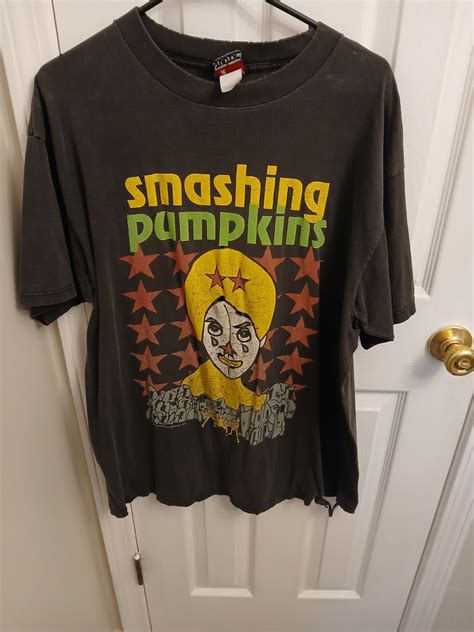 1994 Smashing Pumpkins Shirt - Clown Face - XL - WORN… - Gem