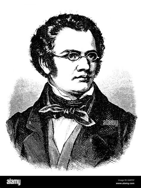 Franz Peter Schubert, 1797 - 1828, an Austrian composer, Portrait von ...
