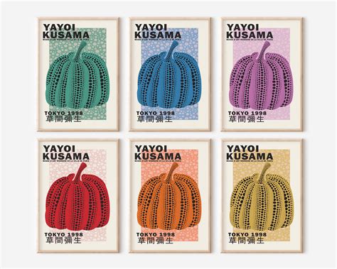 Yayoi Kusama Poster, Yayoi Kusama Print, Yayoi Kusama Pumpkin ...