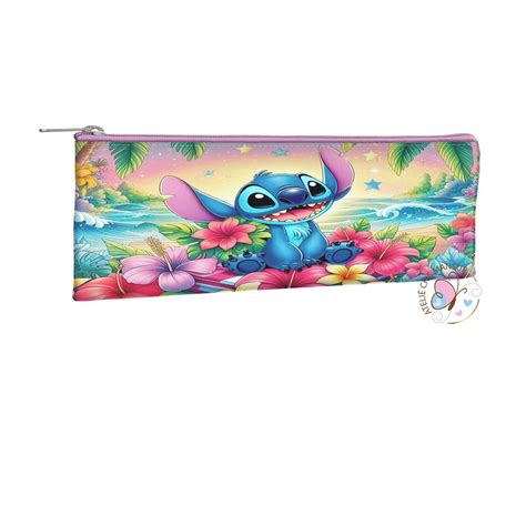 Estojo Slim Personalizados 19 x 7 - Tema Stitch | Elo7