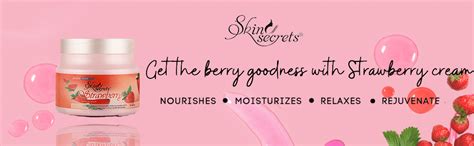 Strawberry Massage Cream with Strawberry Extract – Skin Secrets India