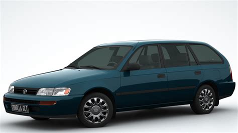 3D Model Toyota Corolla AE101 Wagon - TurboSquid 2143986