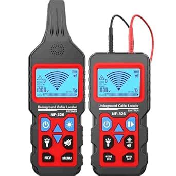 SZJMS NF-826 Underground Wire Locator, Buried Wire Tracer Cable Locator ...