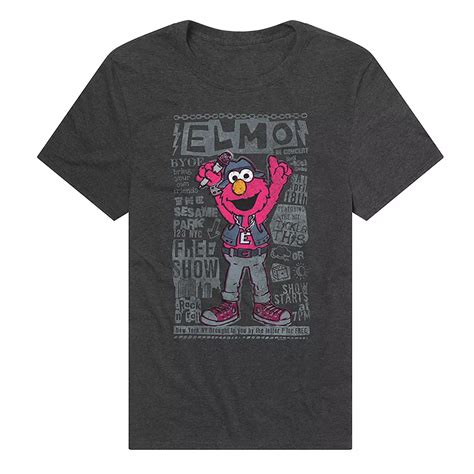 Men's Sesame Street Elmo Band Graphic Tee