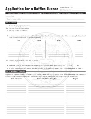 Fillable Online nj nj application for a raffles license form Fax Email ...