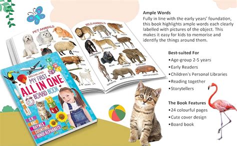 My First All in One Board Book for Kids Age 3+ Alphabets, Rhymes ...