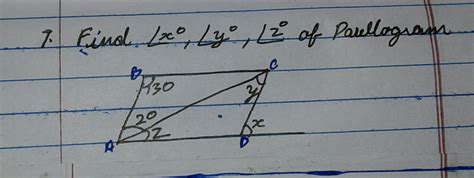 find angle x,angle y,and angle z (with steps) - Brainly.in